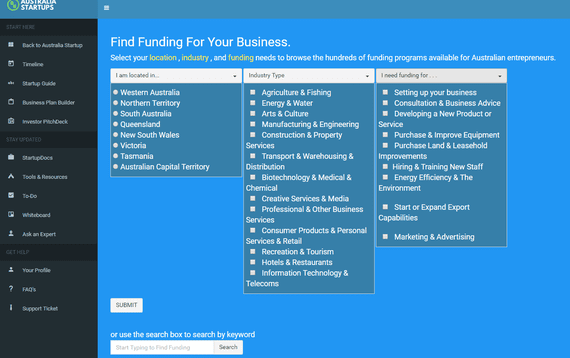Australian Funding Database